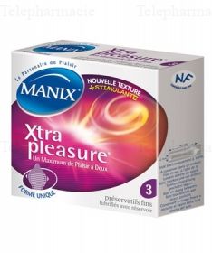 Xtra Pleasure Préservatif fin - boîte de 3 préservatifs