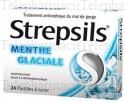 Strepsils menthe glaciale Boîte de 24 pastilles